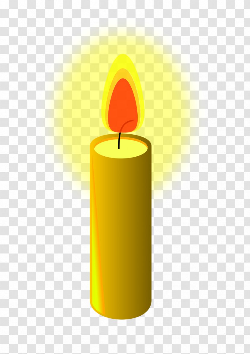 Candle Beeswax Flame Clip Art - Flameless Transparent PNG