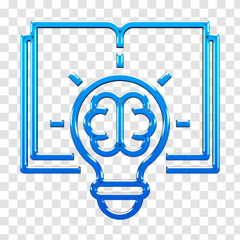 Book And Learning Icon Creative Icon Brain Icon Transparent PNG