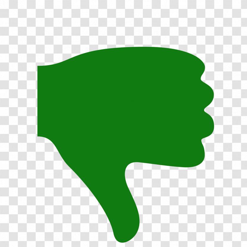 Thumb Signal Symbol Clip Art - Green Transparent PNG