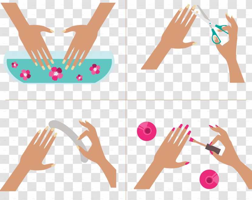 Manicure Nail Polish Pedicure - Arm Transparent PNG