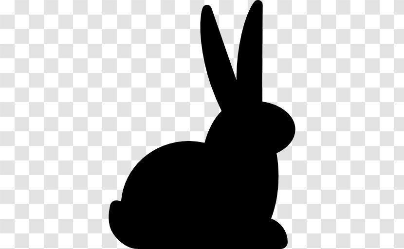 Rabbit - Silhouette - Domestic Transparent PNG