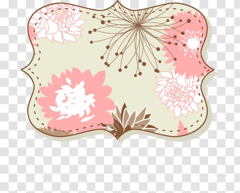 Retro Style Drawing Mousepad Illustration - Butterfly - Women Pattern Vector Logo Transparent PNG