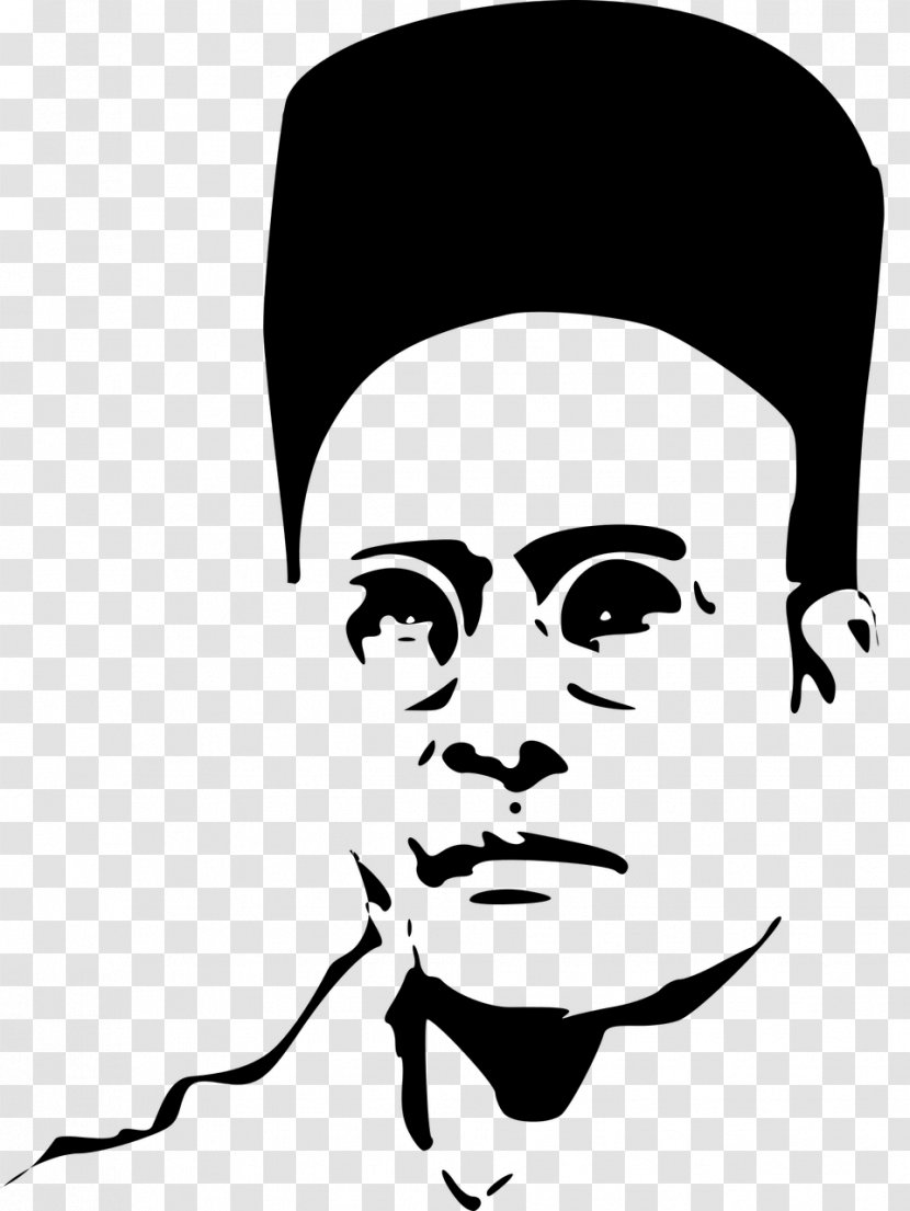 Vinayak Damodar Savarkar India Hindutva Kaalapani - Line Art Transparent PNG