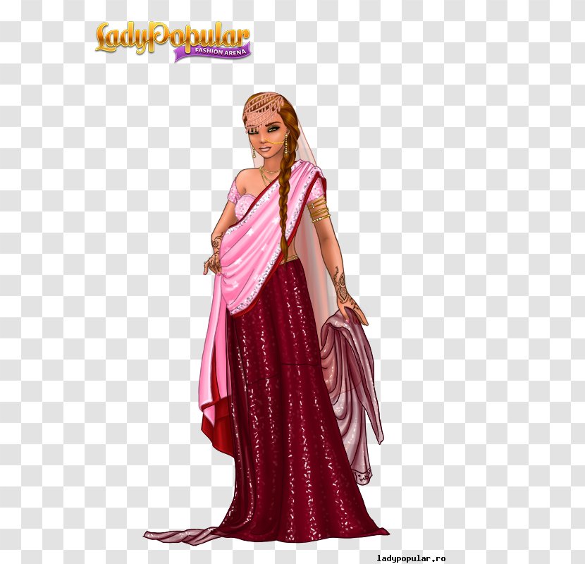 Lady Popular Dress Fashion Gown Clothing Transparent PNG