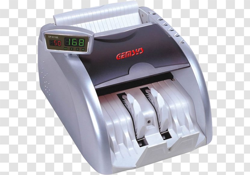 Currency-counting Machine Banknote Counter Money - Kbc Bank - Cash Transparent PNG