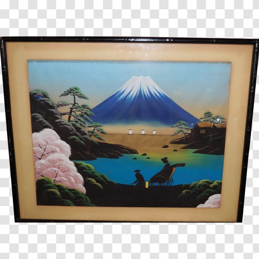 Watercolor Painting Mount Fuji Japanese - Art Transparent PNG