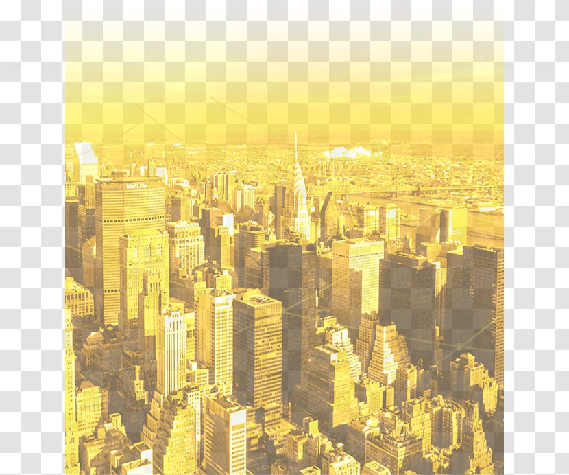 Cityscape Real Property Estate - Yellow Transparent PNG