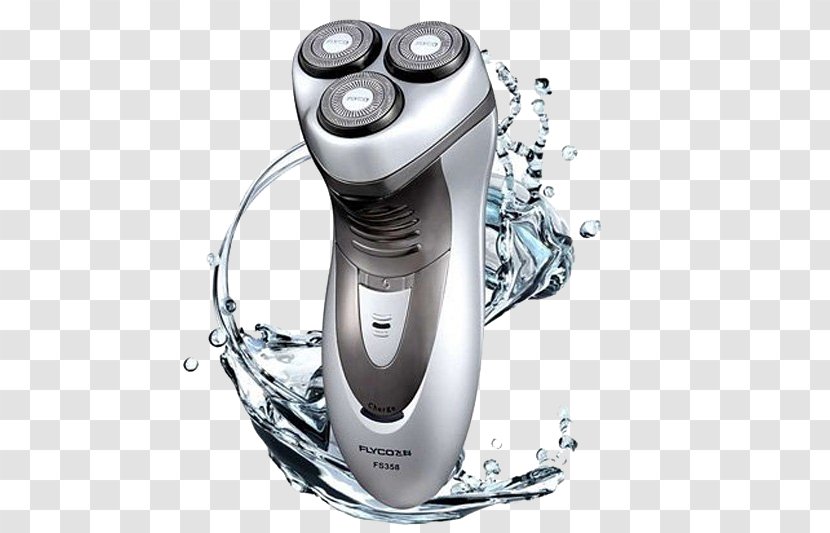 Hair Clipper Electric Razor Shaving Safety - Technology - Flying Branch And Splashing Water Transparent PNG