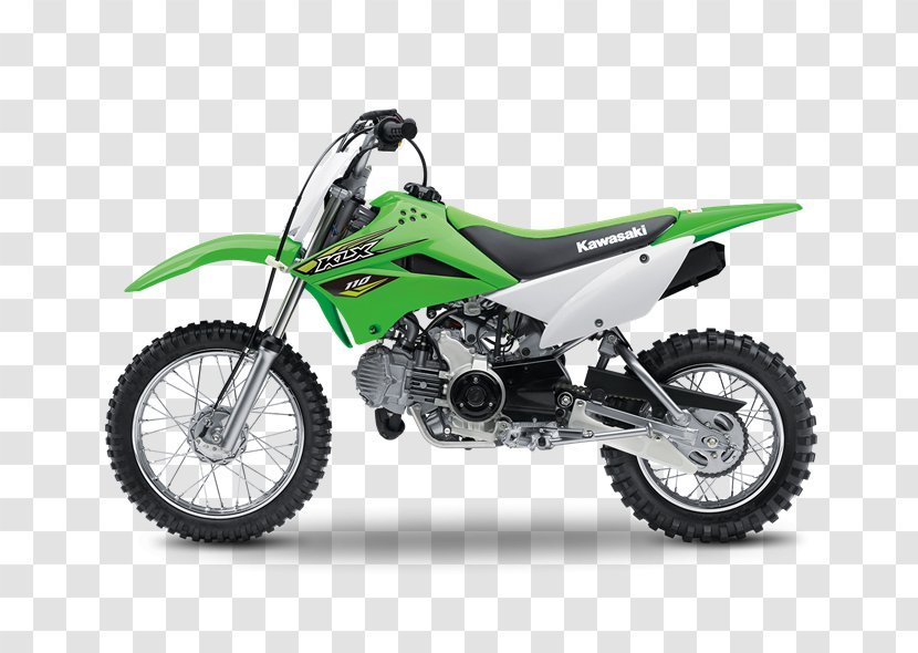 Kawasaki KLX 110 Motorcycle Heavy Industries Bicycle - Motocross Transparent PNG