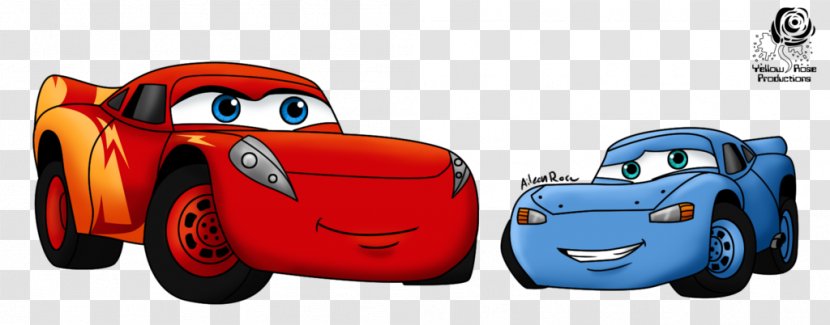 Lightning McQueen Sally Carrera Det. Logan Ramone - Play Vehicle - Mater Mcqueen Transparent PNG