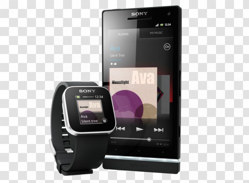 Sony SmartWatch Mobile Phones Android Smartphone Transparent PNG