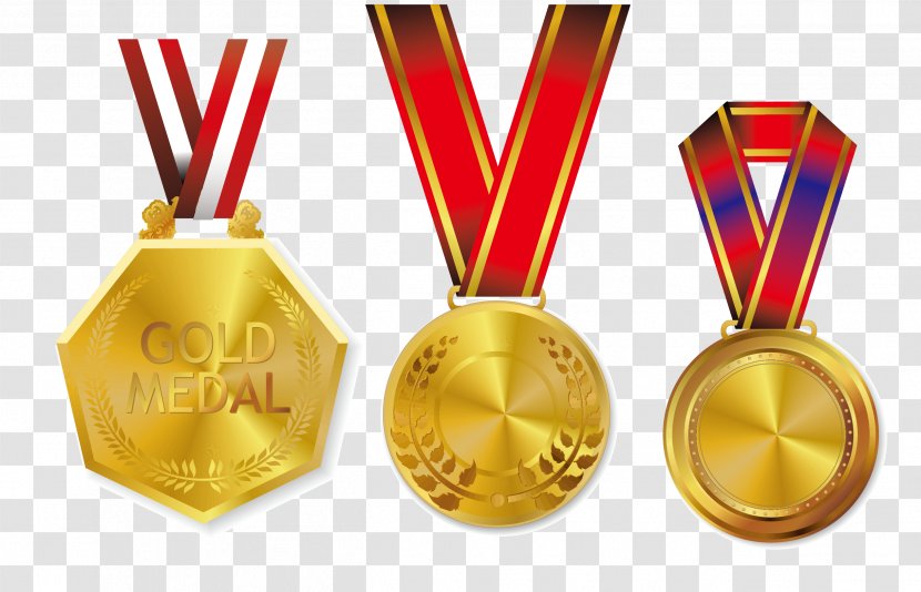 Gold Medal Olympic Trophy - Sport - Elements Transparent PNG