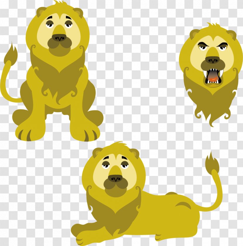 Lion Cartoon Animal Transparent PNG