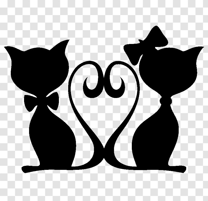 Cat Wall Decal Bumper Sticker - Kitten Transparent PNG