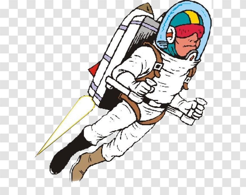 Astronaut Computer File - Cartoon - Flying Transparent PNG