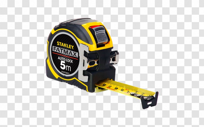 Stanley Hand Tools Tape Measures Measurement Black & Decker - Yellow - Blade Transparent PNG