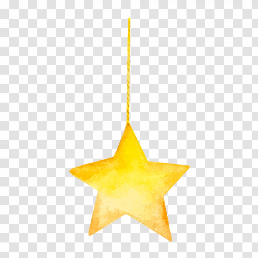 Christmas Illustration - Pentagram - Five-pointed Star Vector Material Transparent PNG