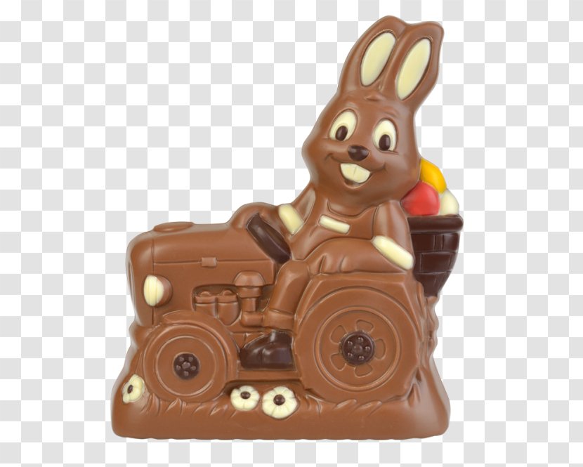 Leporids Chocolate Mold Figurine Easter - Tractor - FLOPSY RABBIT Transparent PNG