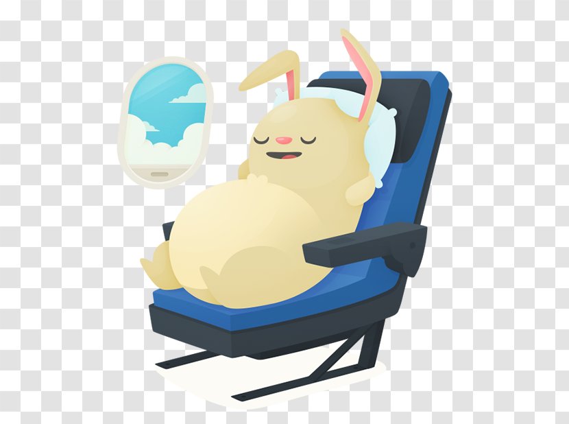Cartoon Chair - Airline Tickets Transparent PNG