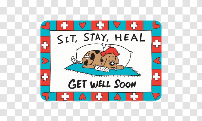 Get-well Card Greeting & Note Cards E-card Dog - Rectangle - Get Well Soon Transparent PNG