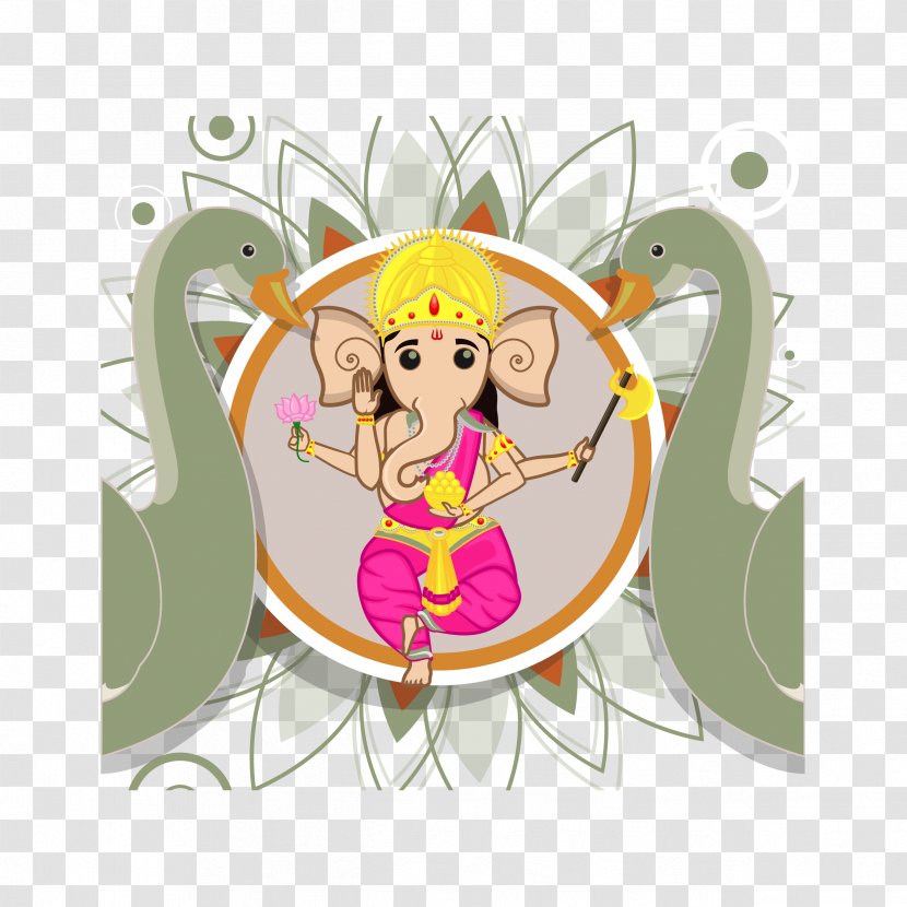 Ganesha Religion Illustration - Deity - Like The Image Of God Cartoon Transparent PNG