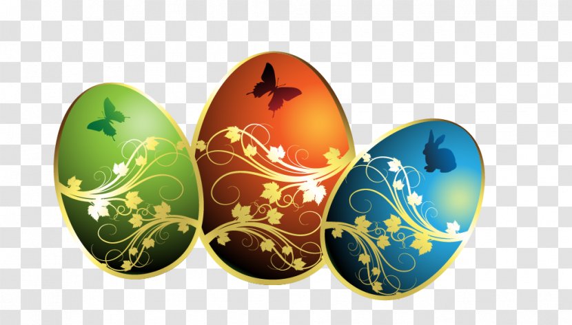 Butterfly Easter Egg Postcard - Scalable Vector Graphics - Fashion Transparent PNG