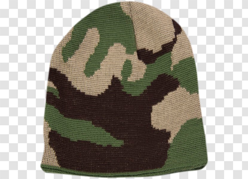 Beanie Military Camouflage Knit Cap Green - Knitting Wool Transparent PNG