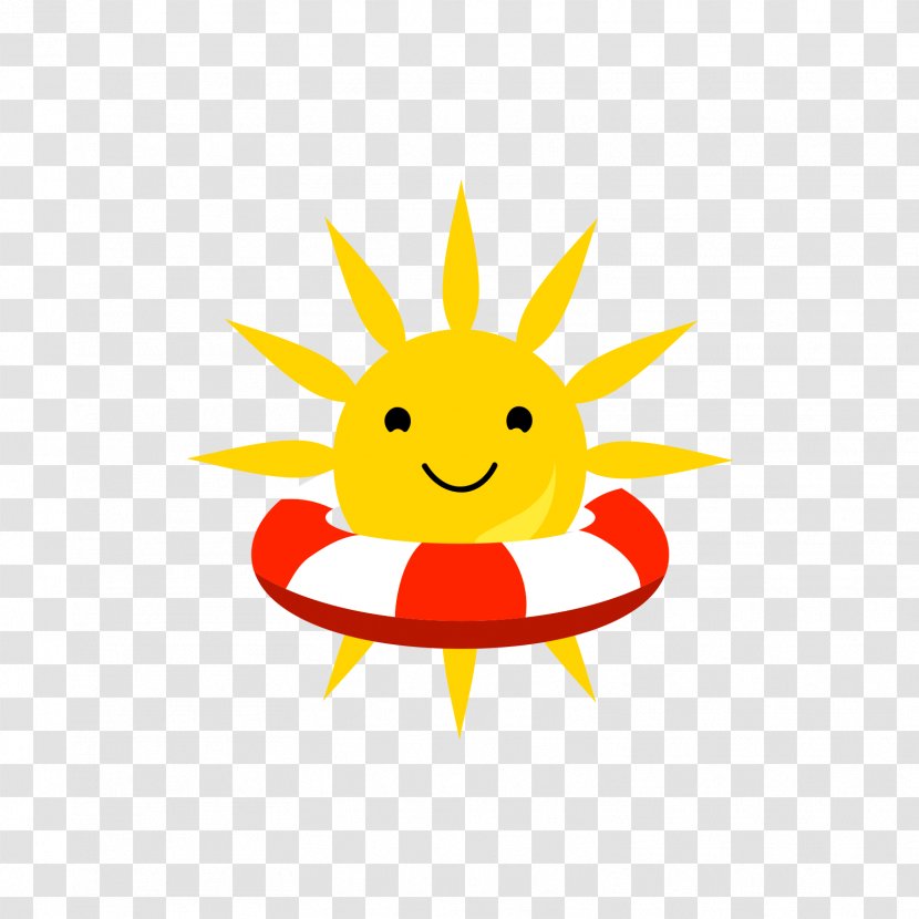 Euclidean Vector Clip Art - Photography - Sun With Swimming Ring Transparent PNG