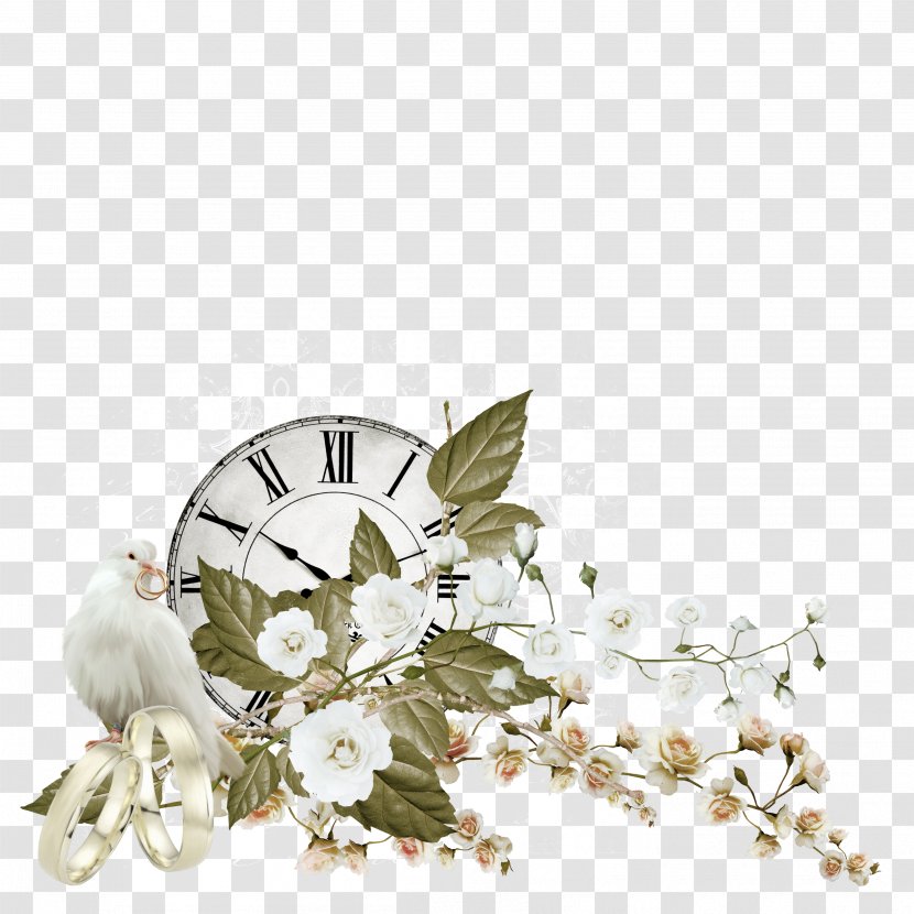 Wedding Icon - Flora - Clock Transparent PNG