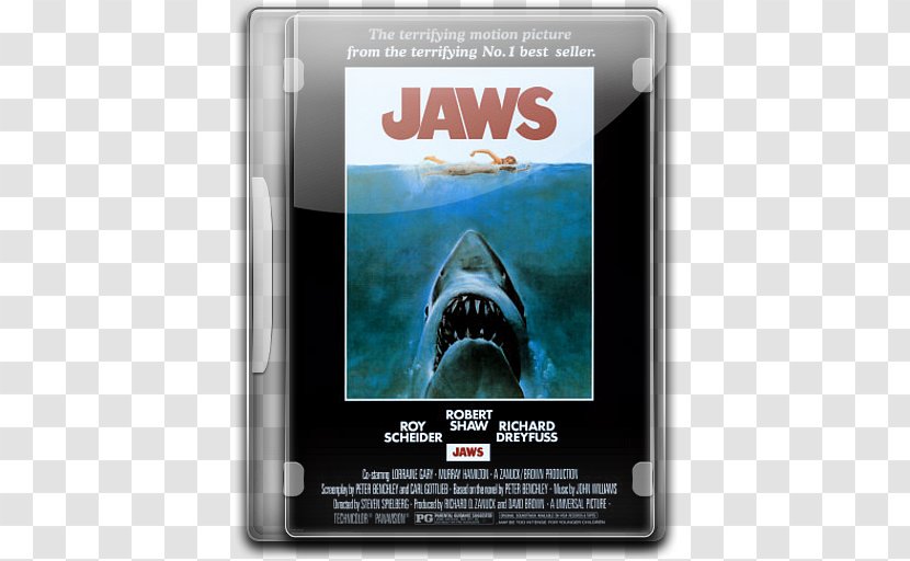 Film Poster Universal Pictures Jaws - Peter Benchley Transparent PNG