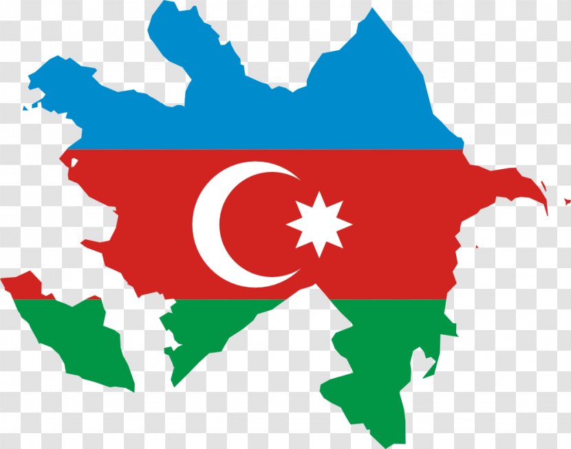 Azerbaijan Soviet Socialist Republic Flag Of Map - Logo - World Flags Clipart Transparent PNG