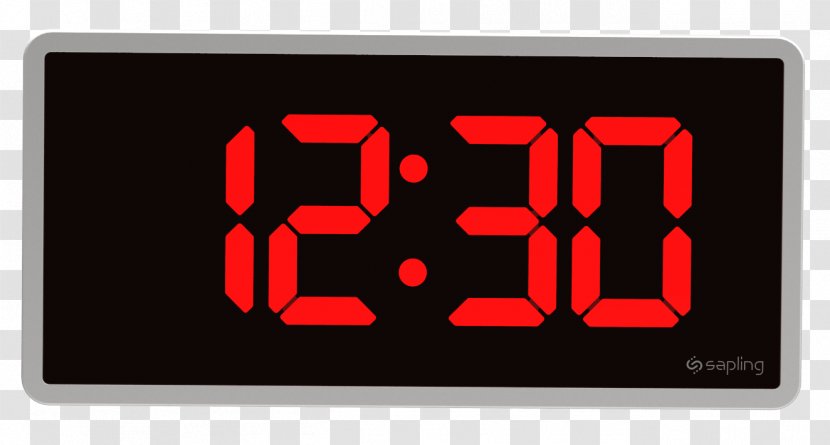 Digital Clock Alarm Clocks Light-emitting Diode Timer - Time Transparent PNG