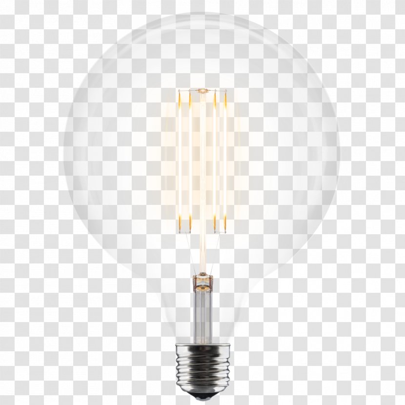 Incandescent Light Bulb LED Lamp Filament Edison Screw - Fixture Transparent PNG