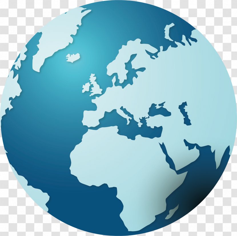 Earth Europe Globe Clip Art - World Map - Creative Transparent PNG