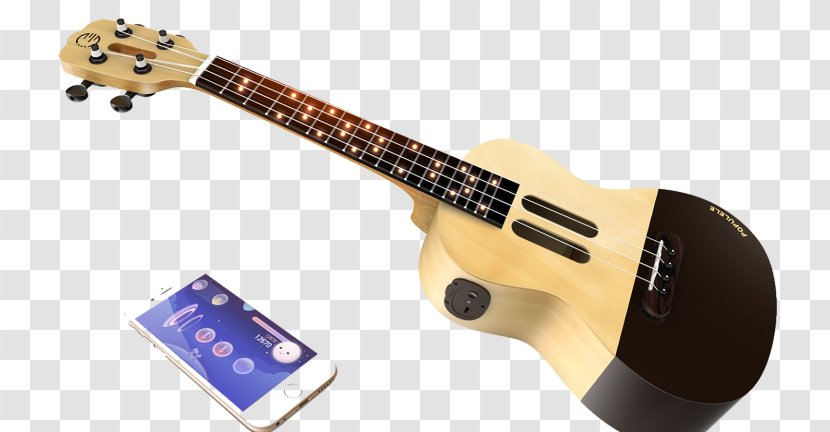 Ukulele Musical Instruments Fingerboard Chord - Cartoon Transparent PNG