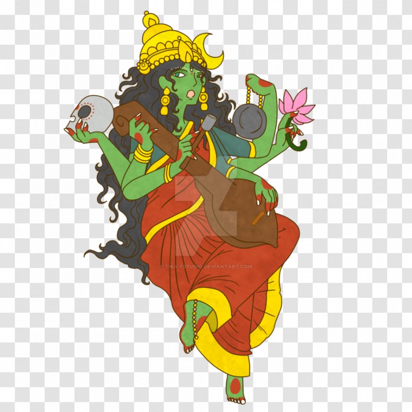 Matangi Mahavidya Art Devi - Deviantart - Painting Transparent PNG