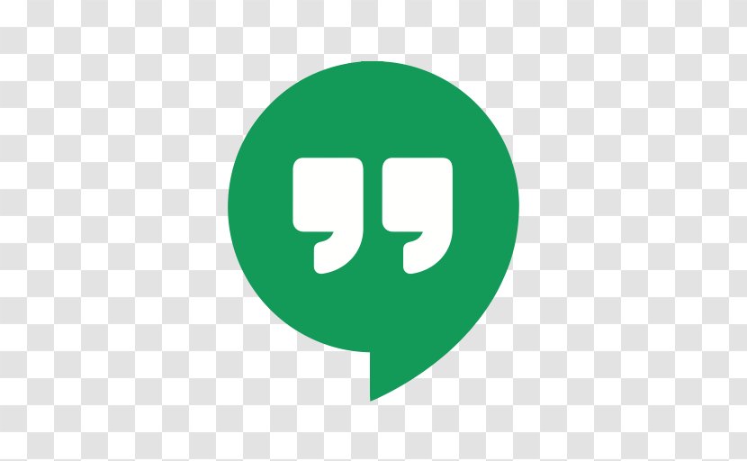 Google Hangouts Logo - Green - Colorful Creative Transparent PNG