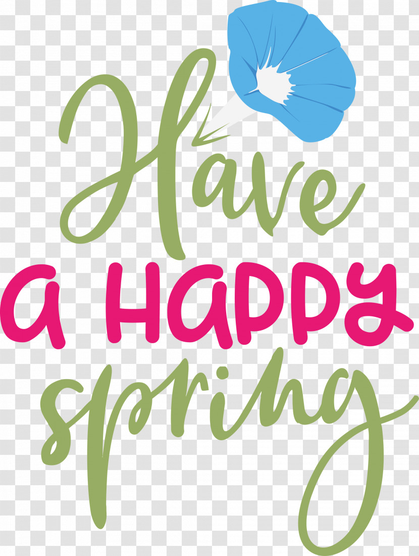 Spring Have A Happy Spring Transparent PNG