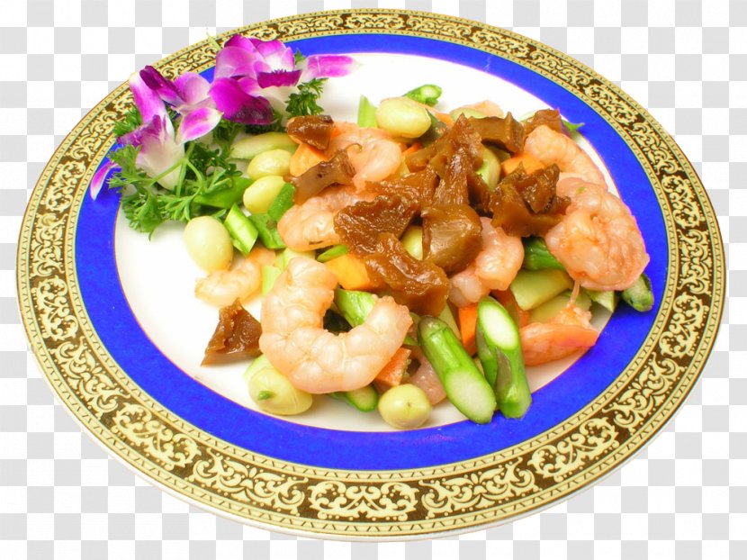 American Chinese Cuisine Caridea Shrimp Vegetarian - Stir Frying - Bergamot Fruit Fried Abalone Angle Picture Material Transparent PNG