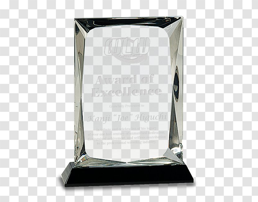 Trophy Glass Award Engraving Commemorative Plaque Transparent PNG