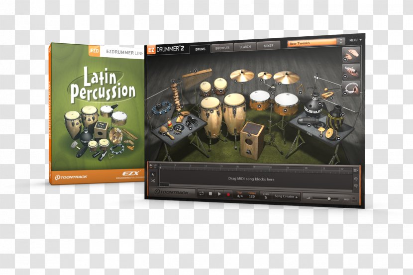 EZdrummer Latin Percussion Drums - Tree Transparent PNG