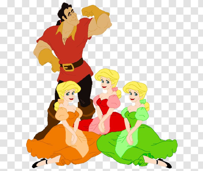 Gaston Beast Belle T-shirt Princess Aurora - Holiday Transparent PNG