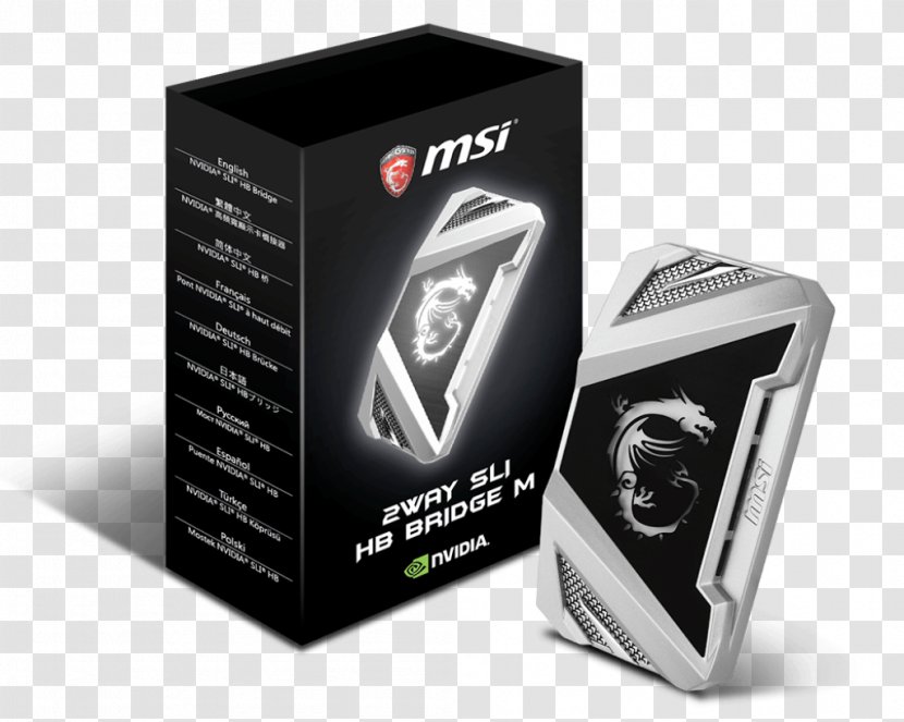 Graphics Cards & Video Adapters Scalable Link Interface GeForce Micro-Star International MSI 2WAY SLI HB BRIDGE L - Wootware - Presentation Transparent PNG