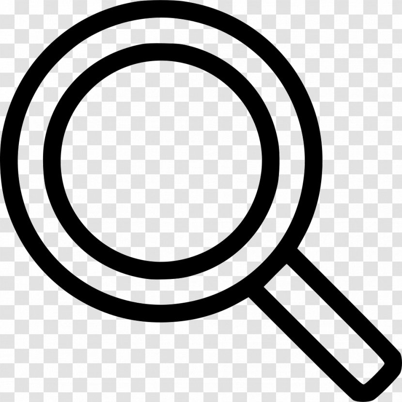 Magnifying Glass - Black And White Transparent PNG