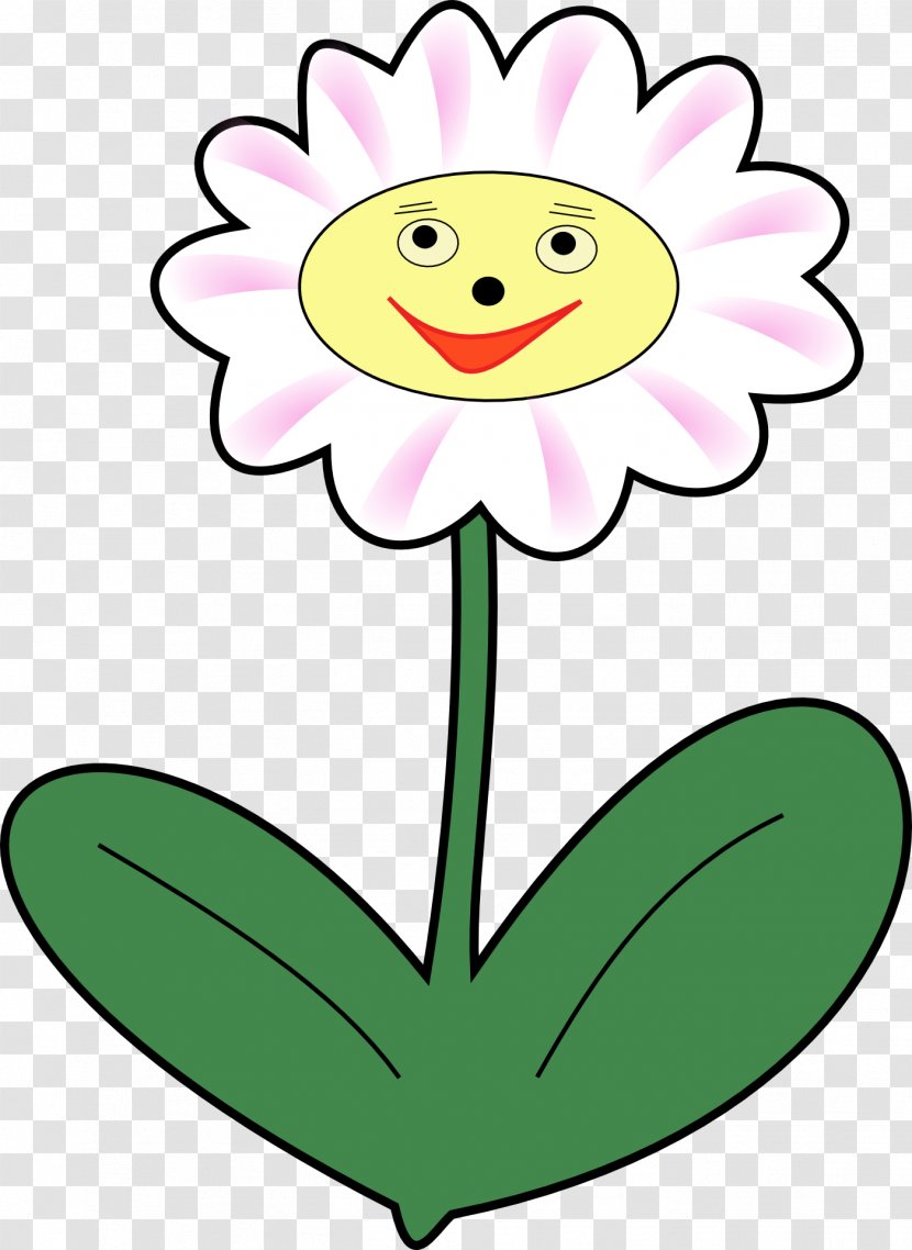 Smiley Plant Clip Art - Green - Daisy Transparent PNG