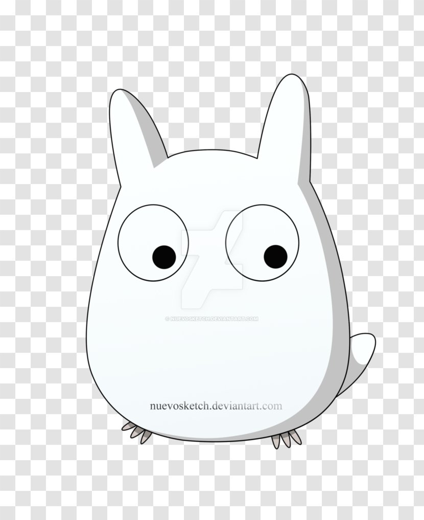 Cat Whiskers Mammal Carnivora Dog - Hare - Totoro Transparent PNG
