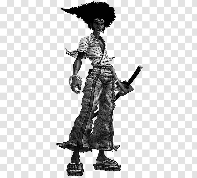 Afro Samurai Concept Art Drawing Transparent PNG