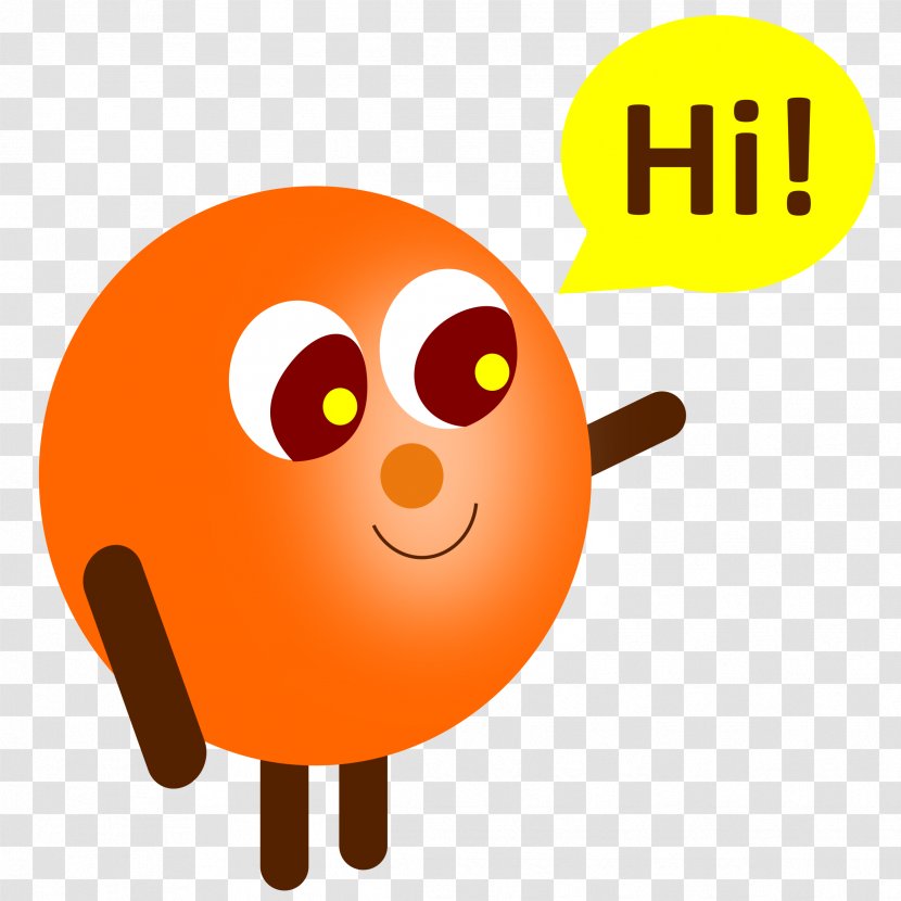 Clip Art - Cartoon - Hello Transparent PNG