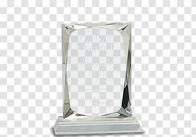 Promotional Merchandise Glass Advertising - Service - Crystal Trophy Transparent PNG