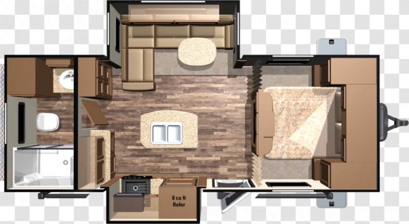 Campervans Caravan Floor Plan Interior Design Services - Fifth Wheel Coupling - Bedroom Lamp Transparent PNG